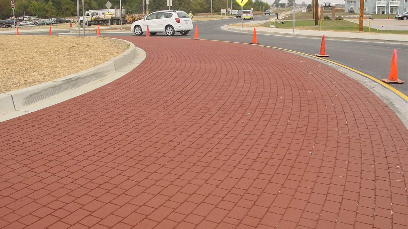 Municipal decorative pavement project