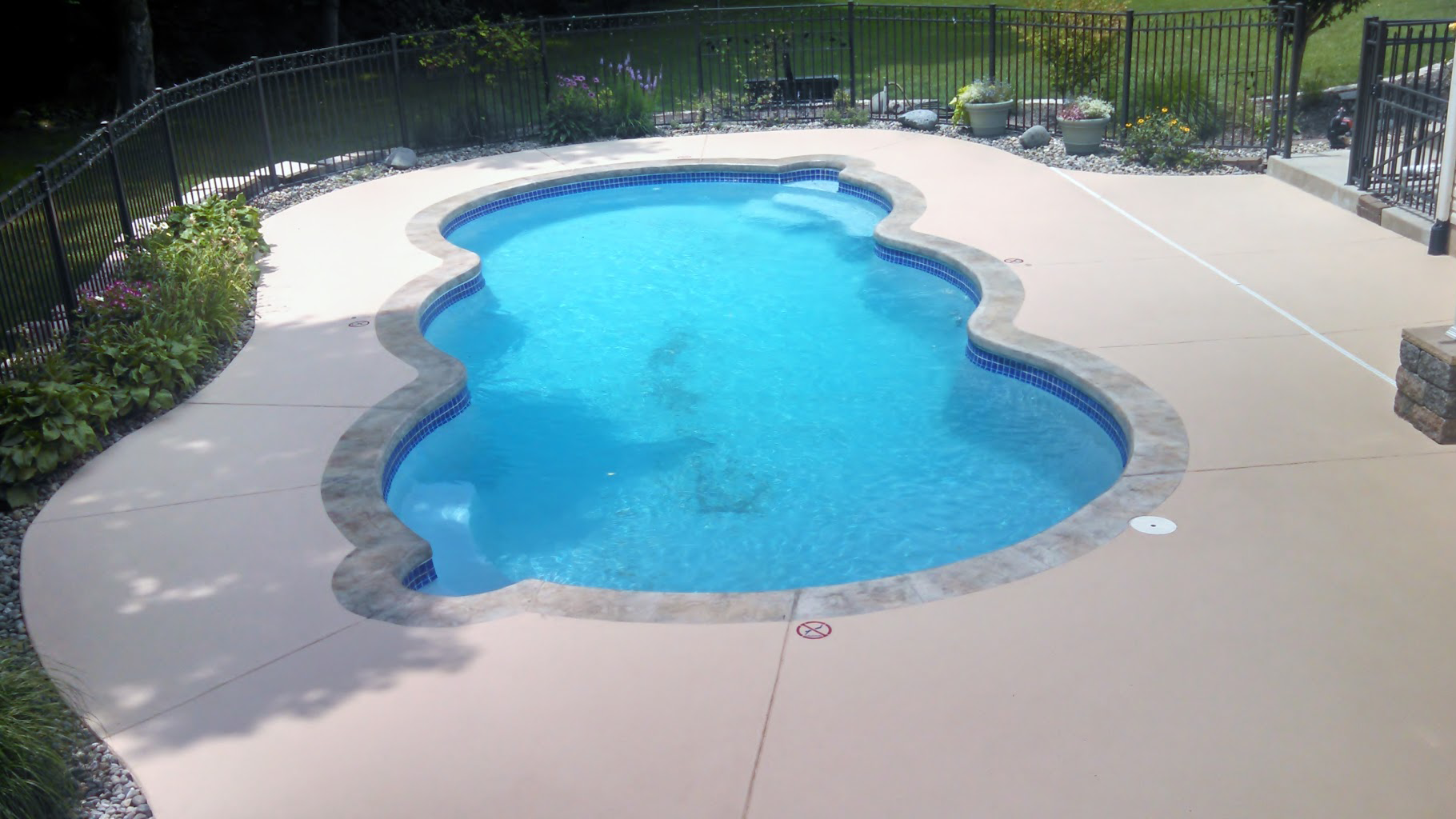 Residential decorative concrete project